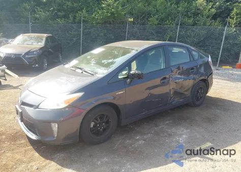 2012 Toyota Prius Two z USA, uszkodzony, nr VIN JTDKN3DUXC5447242
